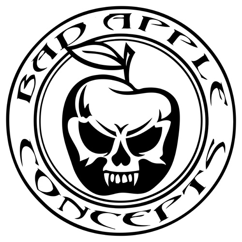 500x500 Bad Apple Concepts Hot Rod Builders T Shirt Logo Atomicworkshop