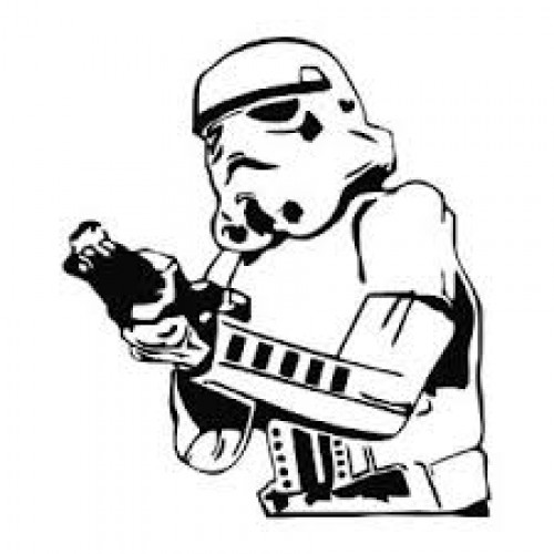 500x500 Storm Trooper Decal Sticker Skin For Apple Macbook Pro Unibody Mac