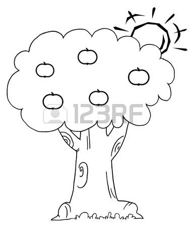 385x450 Top 89 Apple Tree Clip Art