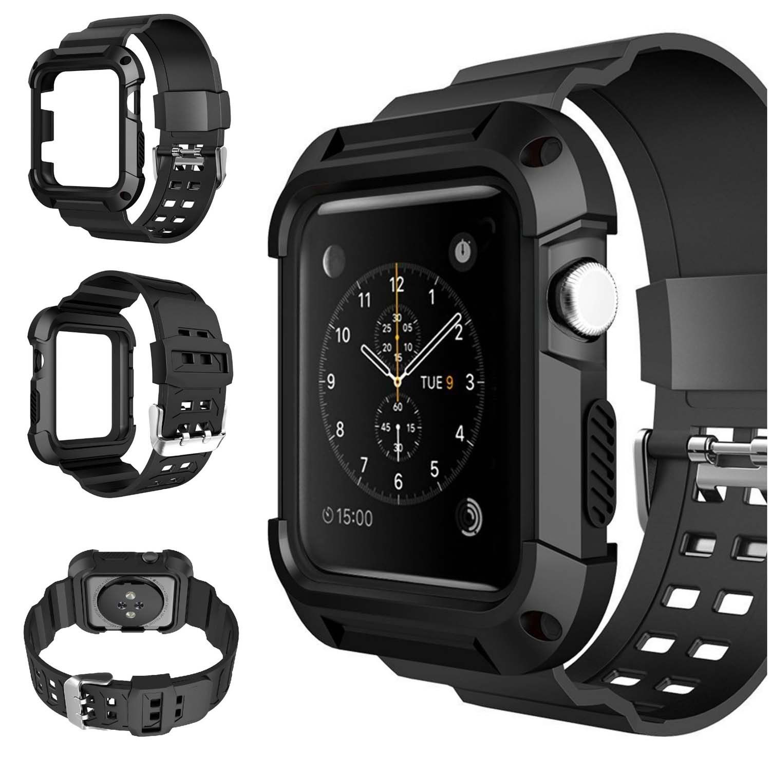 1501x1500 Iwatch Protective Case Amp Band Replacement For Apple Watch 42mm