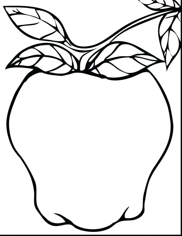 618x800 Free Printable Apple Coloring Pages As Apple Coloring Pages Apple