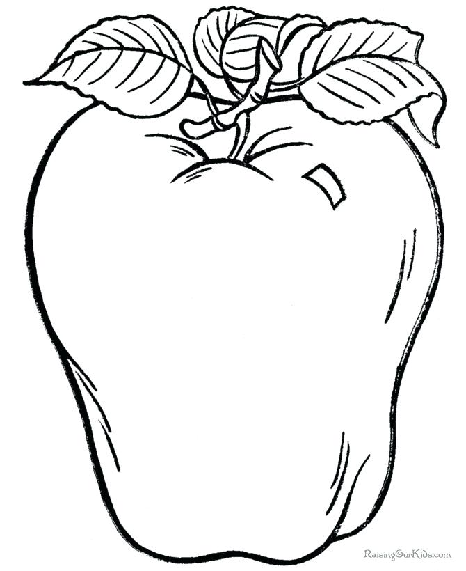 670x820 Apple Coloring Pages Printable Apple Coloring Pages 8 Pics Of Fall