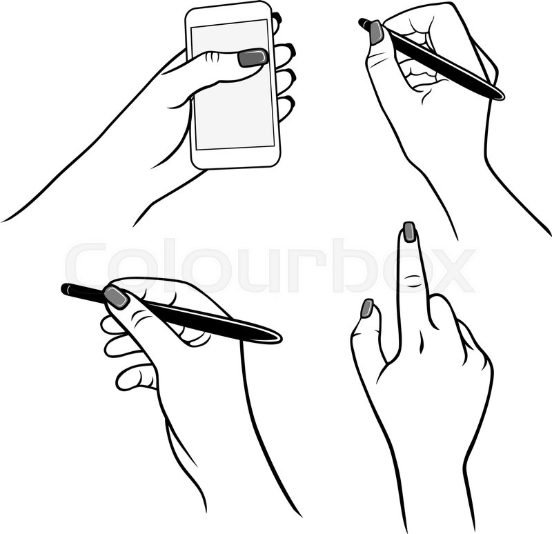 800x774 Holding Hands With Media Player (Vector Graphics), Stylus Pen