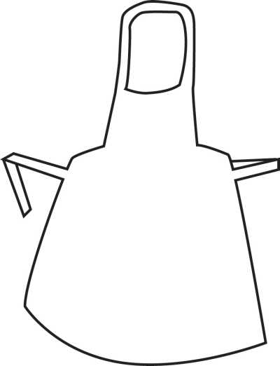 Apron Line Drawing at GetDrawings | Free download