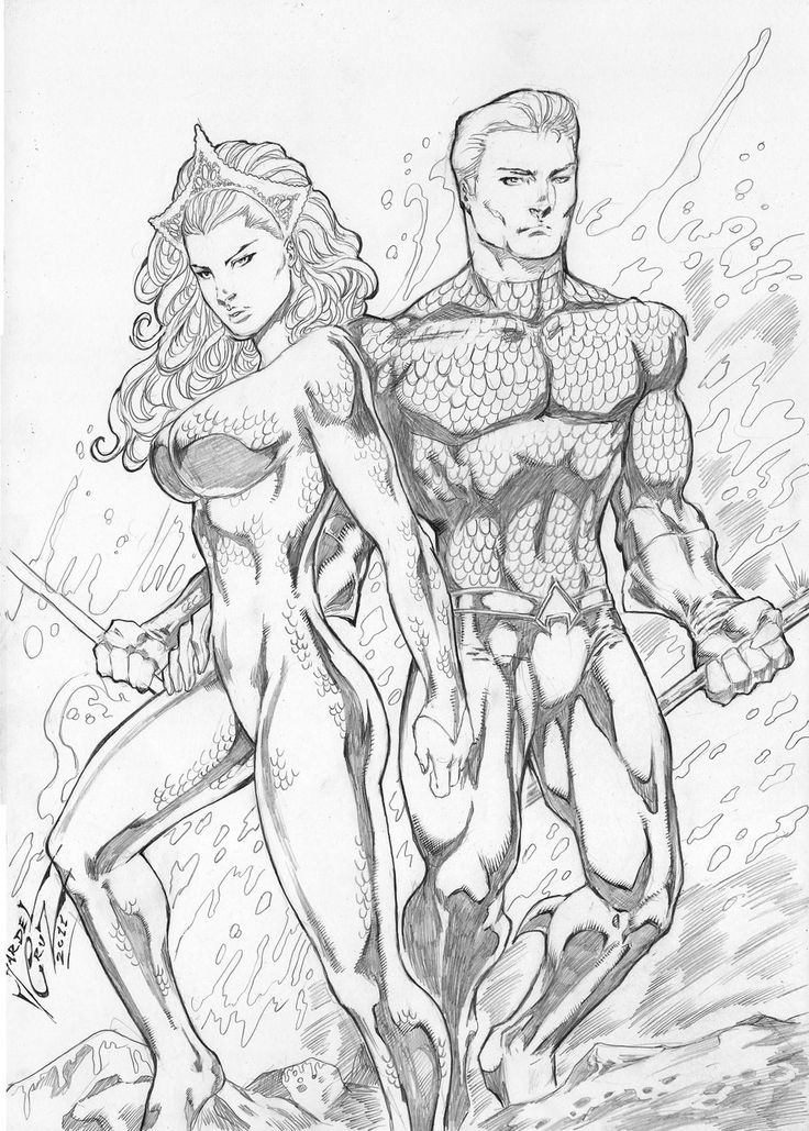 Aquaman Drawing