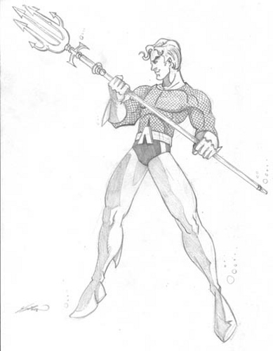 389x500 Aquaman Pencil Sketch A Pencil Sketch Of Aquaman There