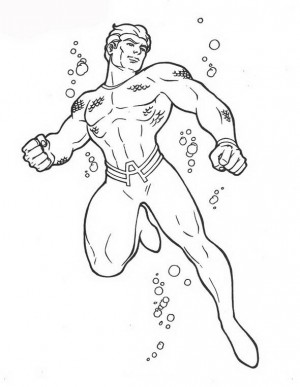 300x387 Aquaman Coloring Page 27 Aquaman Coloring Book Aquaman