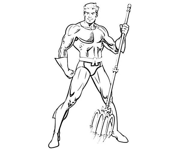 600x500 How To Draw Aquaman Coloring Pages Batch Coloring