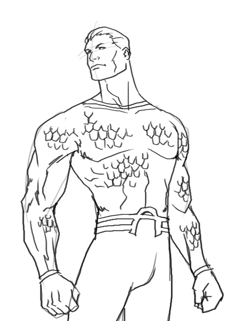 Aquaman Drawing at GetDrawings | Free download