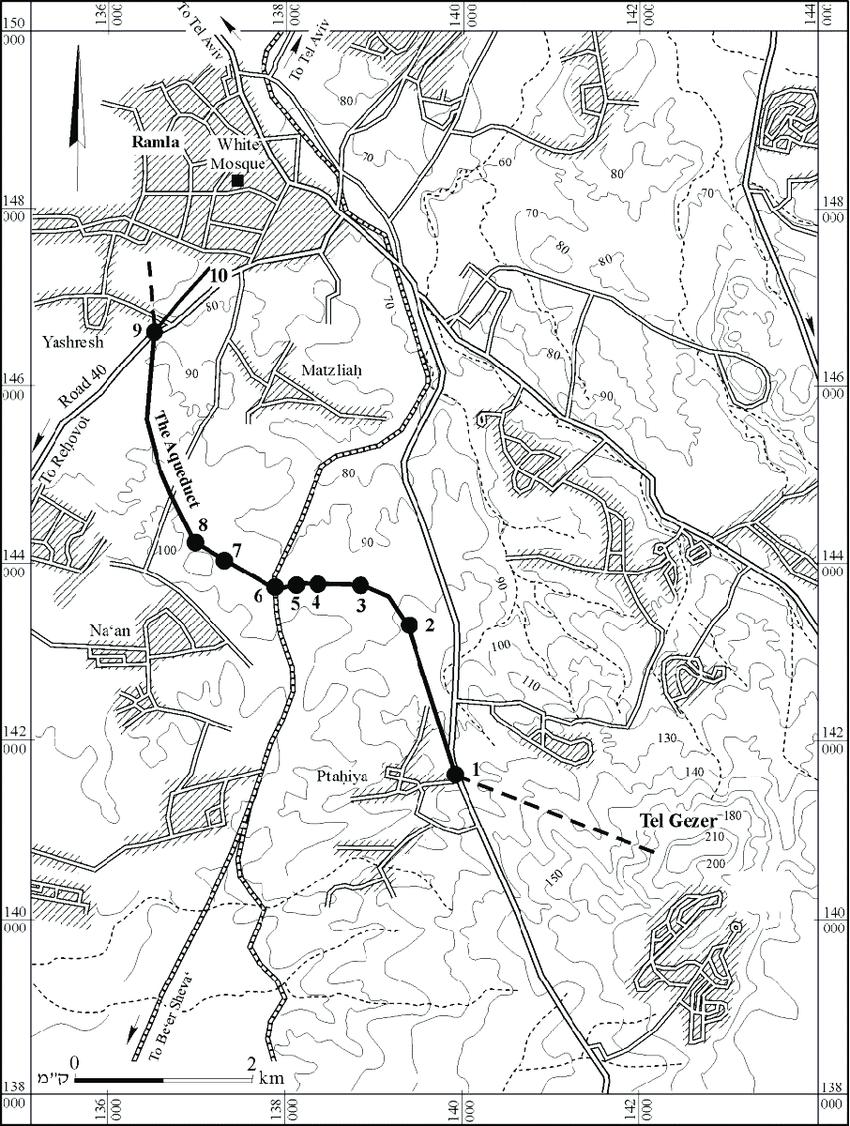 850x1126 Reconstruction Of The Course Of The Aqueduct 1. The Spot Near