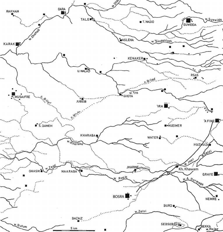 764x797 Of The Canals Of The Nuqra And The Bosra Aqueduct (F. Braemer).