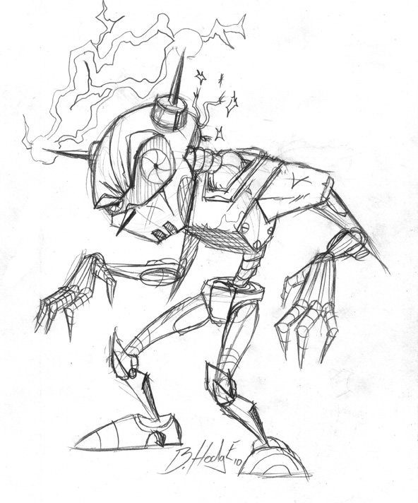 592x712 I Can See Your Doodle The Animated Arts Ar Robots!