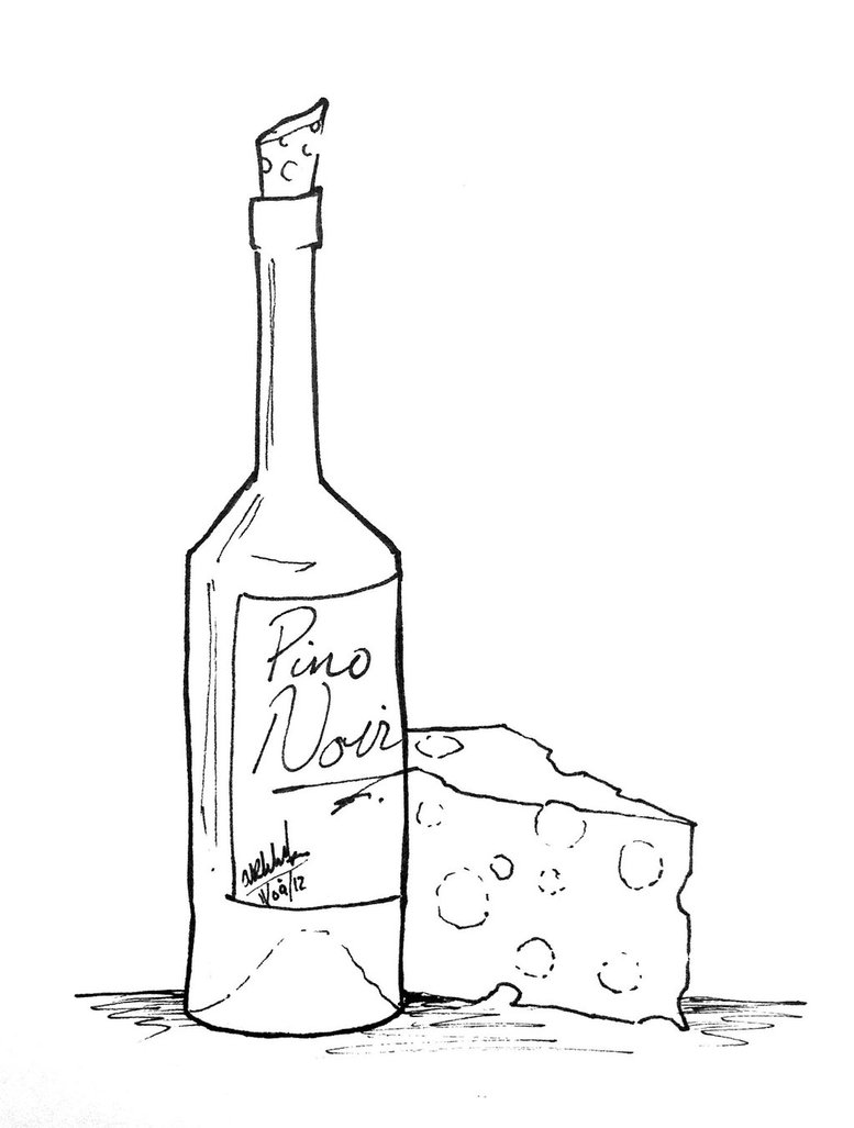 777x1027 Wine And Cheese. By A R Welm