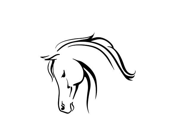 570x466 Arabian Horse Head Download Unique Animal Svg Dxf Eps Ai