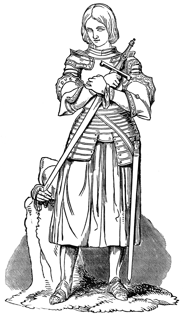 594x1024 Joan Of Arc Clipart Etc