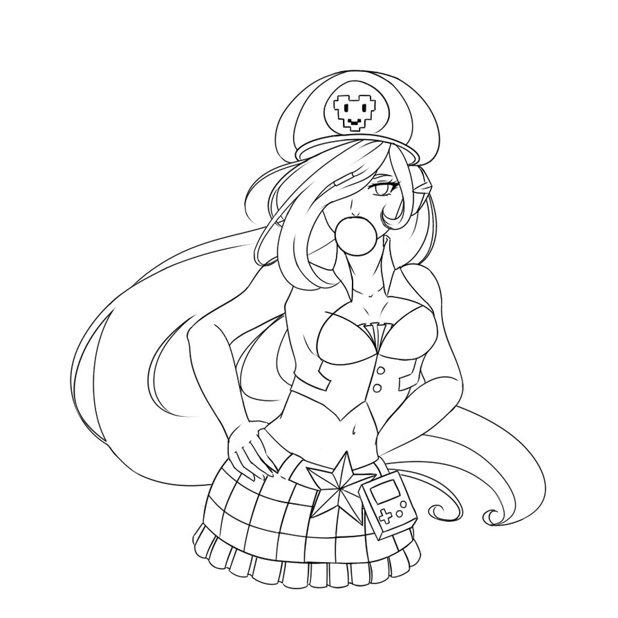 894x894 Day 2 (Late) Arcade Miss Fortune Lineart (Wip) By Nuit Luna