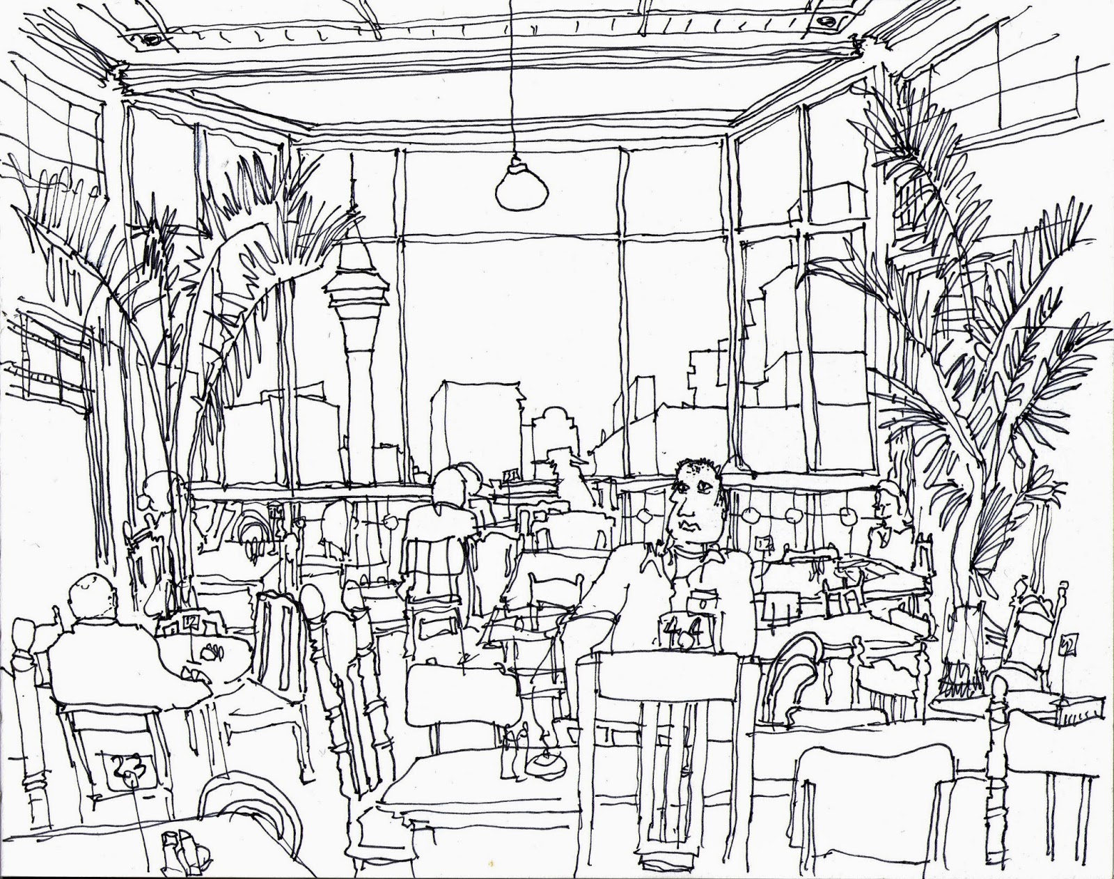 1600x1262 Urban Sketchers Aotearoa St Kevins Arcade