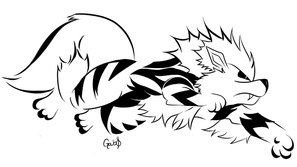 600x339 Arcanine Tattoo By Tosealourfate