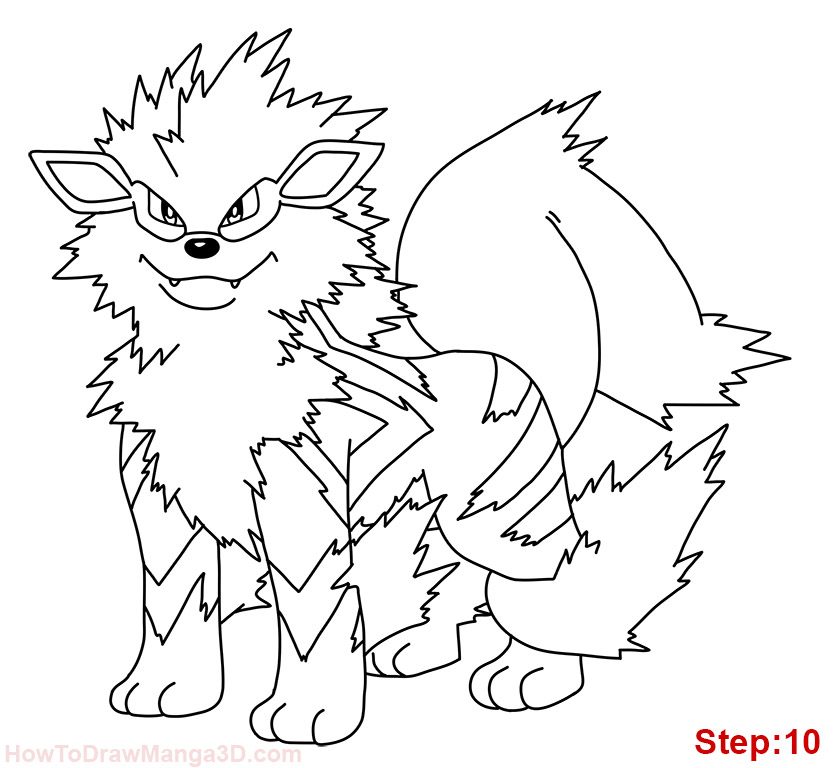 The best free Arcanine drawing images. Download from 67 free drawings ...