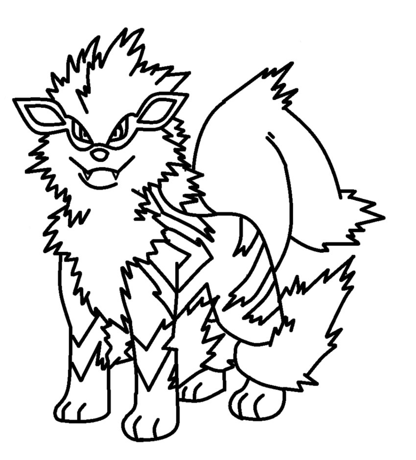 850x939 Arcanine Template By Shadowxmephiles
