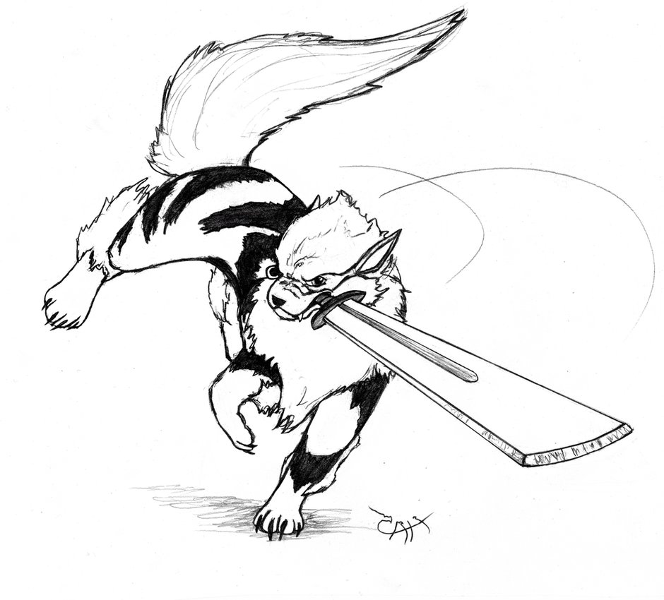 940x850 Arcanine Spellsword By Feanor The Dragon