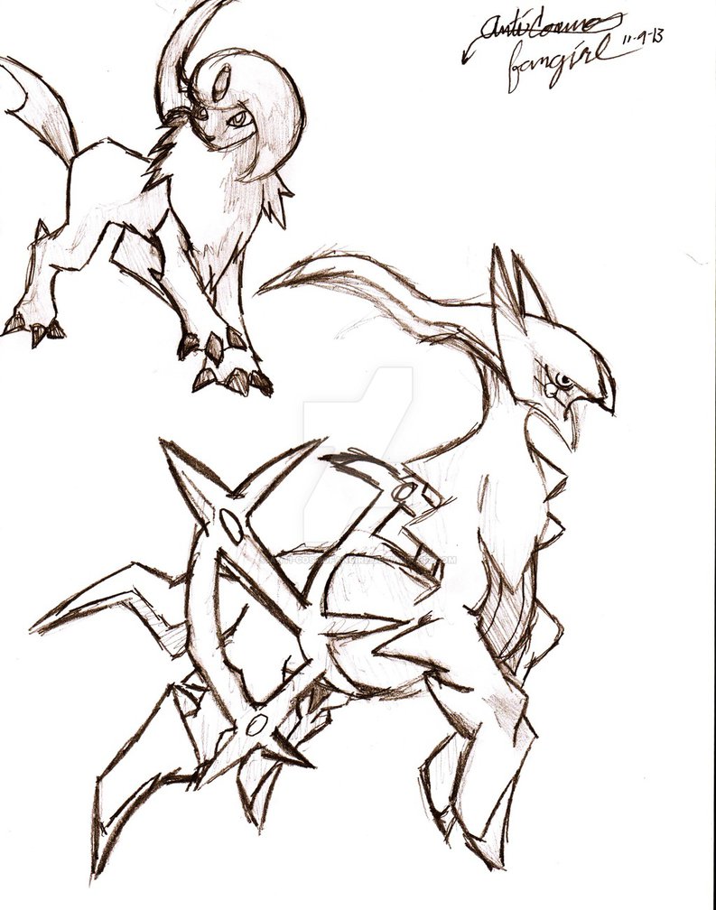 793x1008 Arceus And Absol By Anti Cosmofangirl