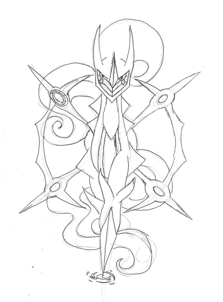 769x1040 Arceus Sketch By Star Sketches
