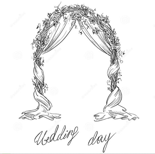 540x539 Line Botwin Wedding Illustrations