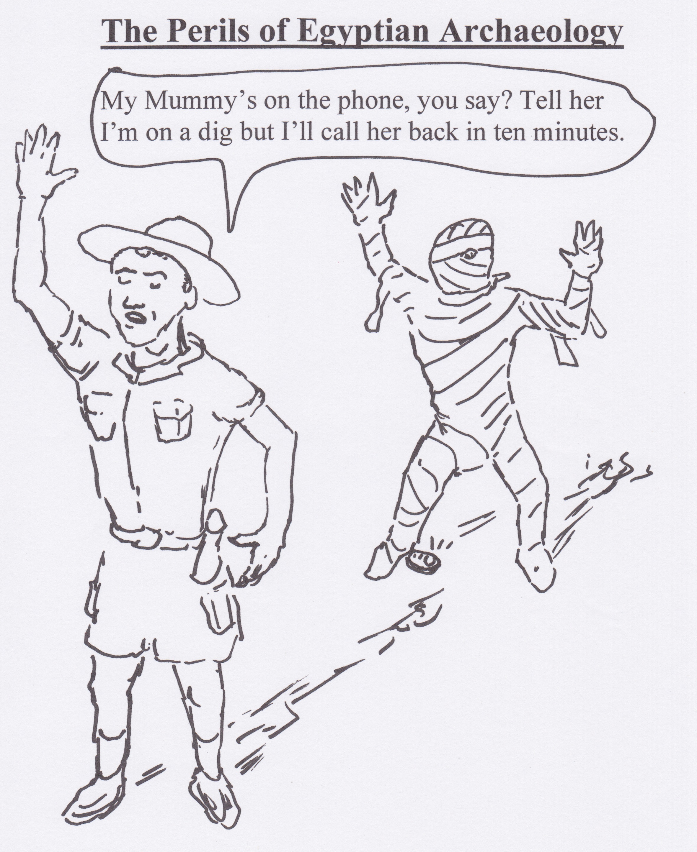 2361x2889 The Perils Of Egyptian Archaeology (Cartoon) Bible Background