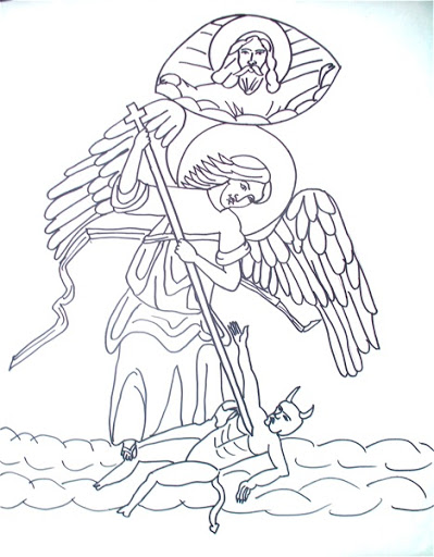 399x512 Claytonopolis Archangel Michael, Defend Us In Battle