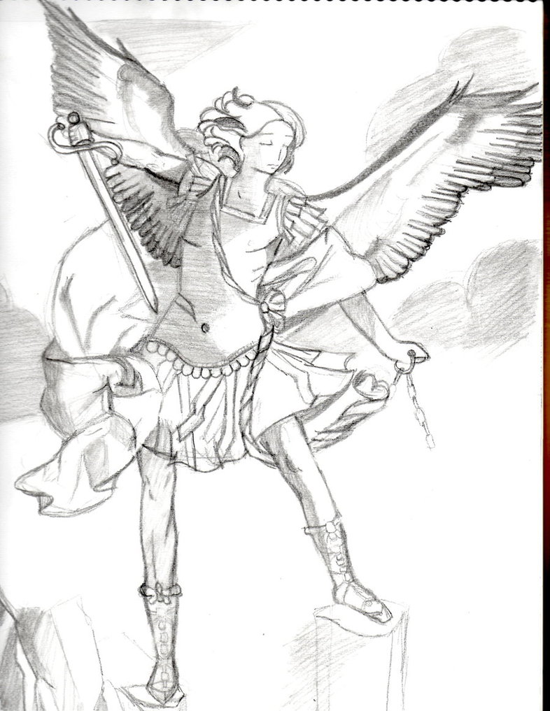786x1017 The Archangel, Michael By Bamboo Mushi