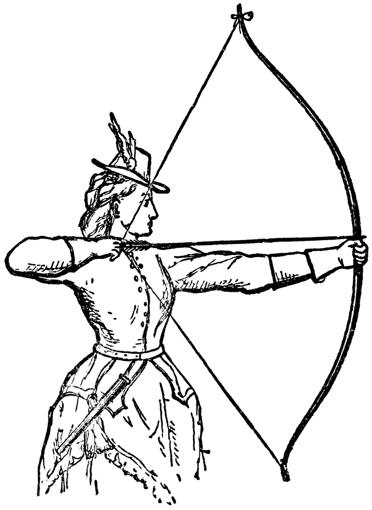 746x1024 Archery Clipart Etc
