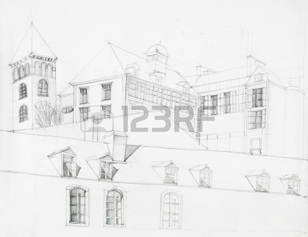 450x346 Architectural Perspective Of Modern Building In Urban Landscape