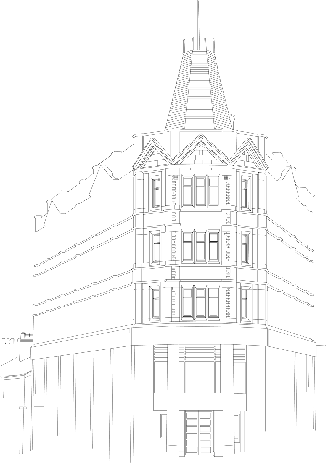 1108x1567 Architectural Drawing