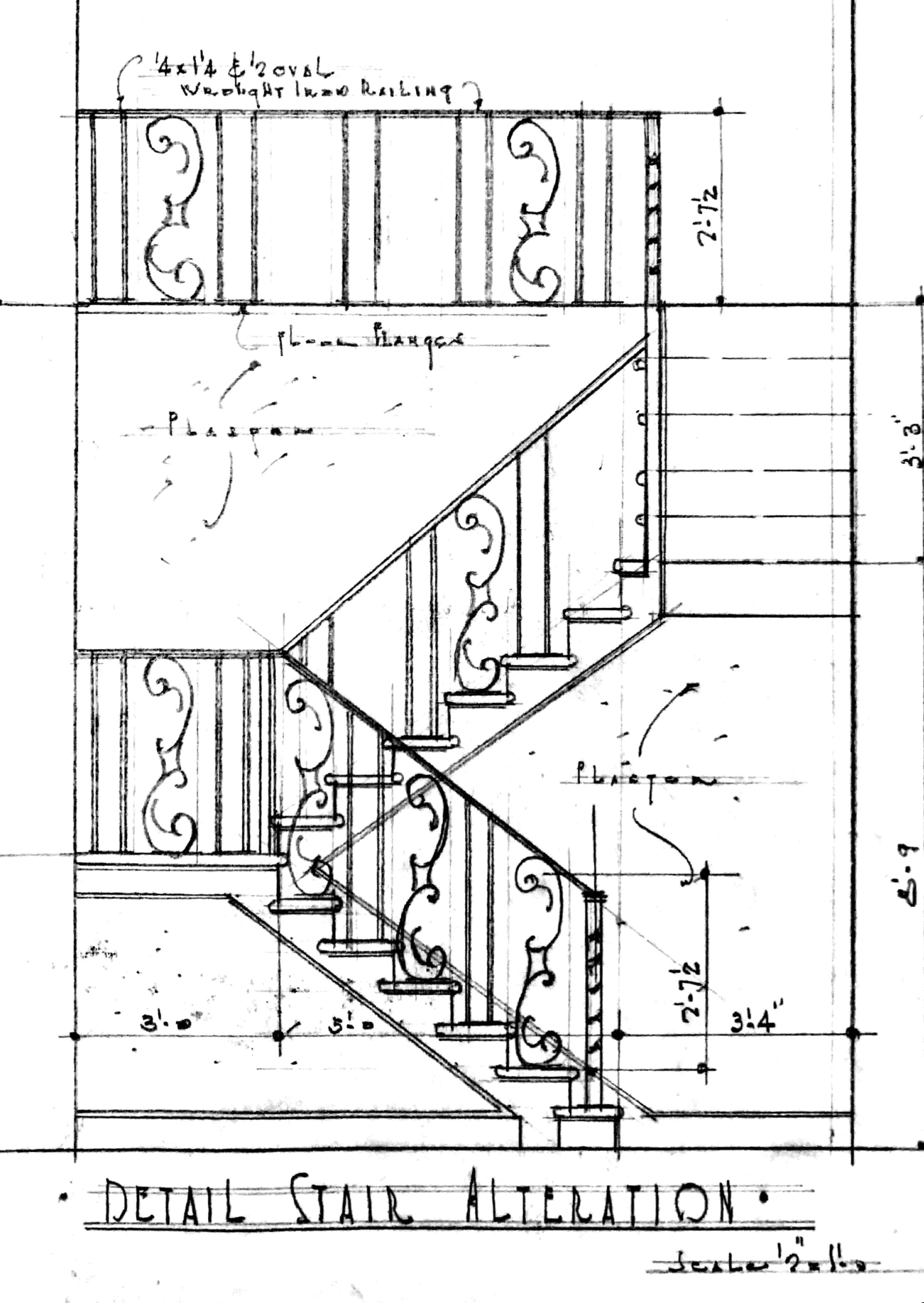 Architectural Drawing Stairs at GetDrawings | Free download