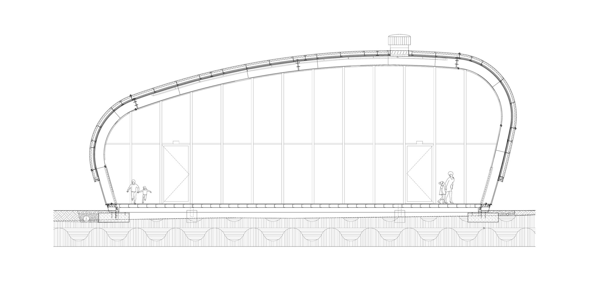 2000x947 Gallery Of Milson Island Indoor Sports Stadium Allen Jack