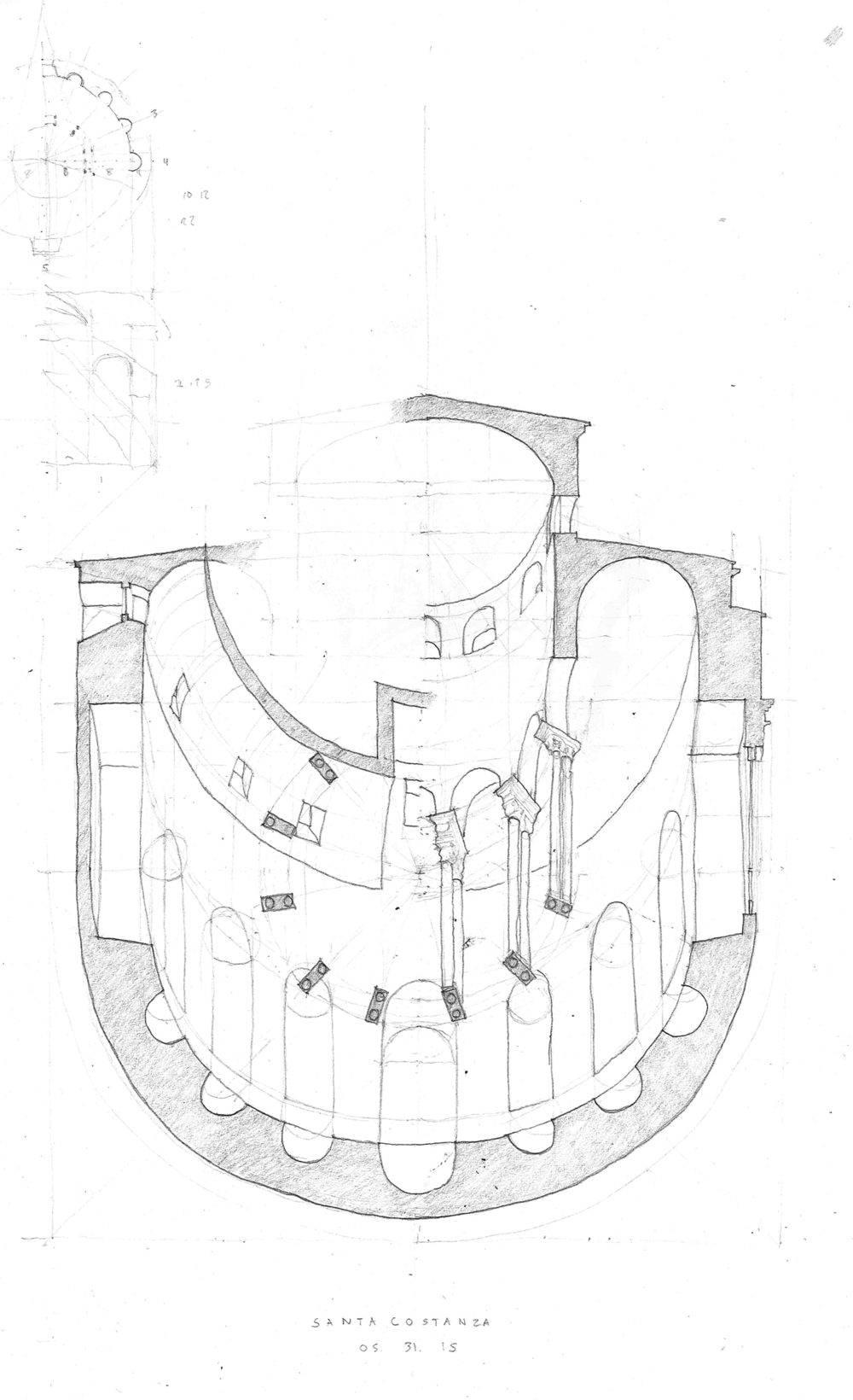 1000x1640 Rome Drawings Isaac Southard