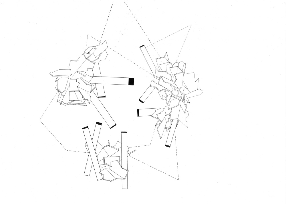 1000x714 The Movement (Architecture Drawing)