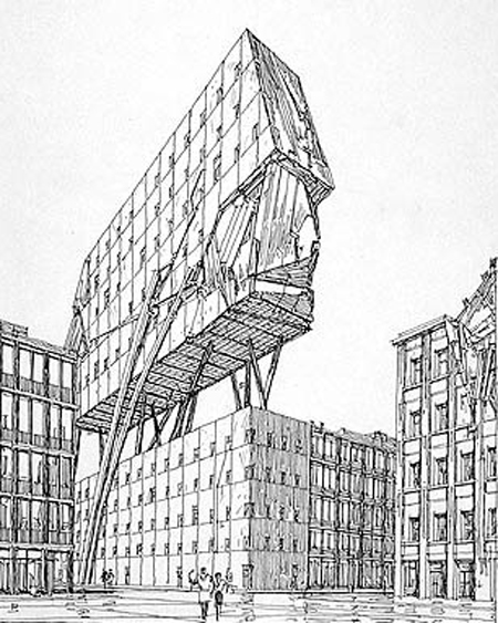 450x563 Lebbeus Woods Drawings And Paintings The Office Of London