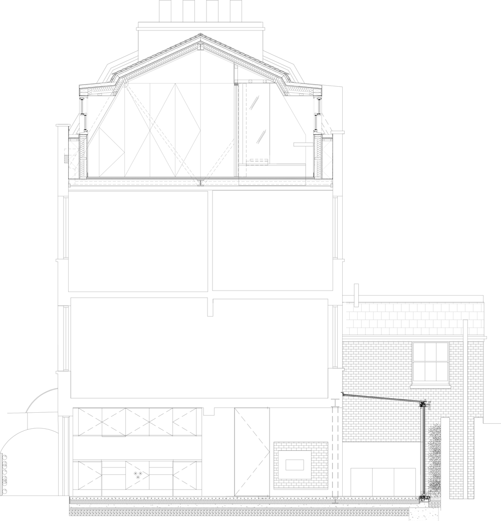 1000x1040 Space Group Adds Glass Extension To London House
