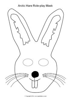235x333 Arctic Hare Role Play Mask (Sb10263)