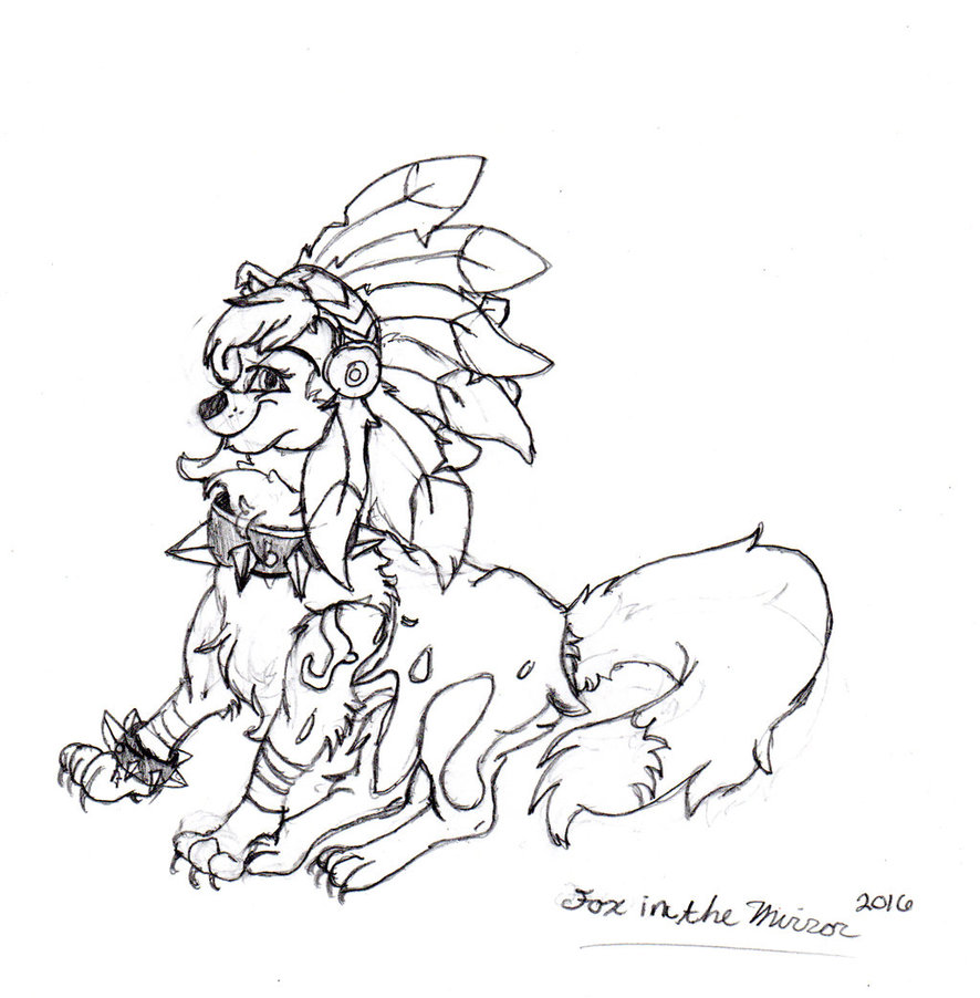 886x902 Rough Sketch Animal Jam Arctic Wolf By Thefoxinthemirror