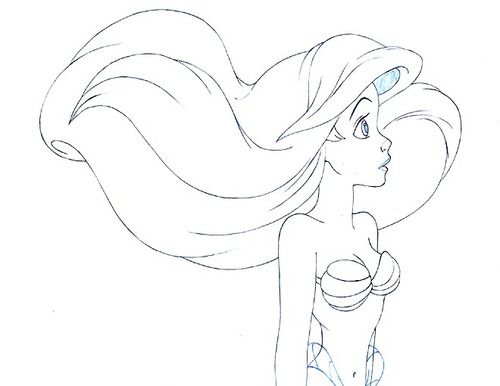 Ariel Cartoon Drawing at GetDrawings | Free download