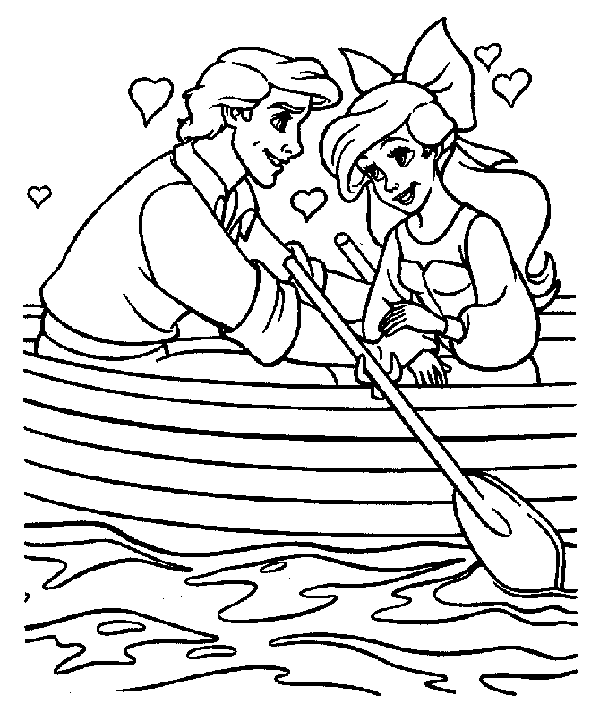 660x805 Princess Ariel And Prince Philip Coloring Pages To Kids
