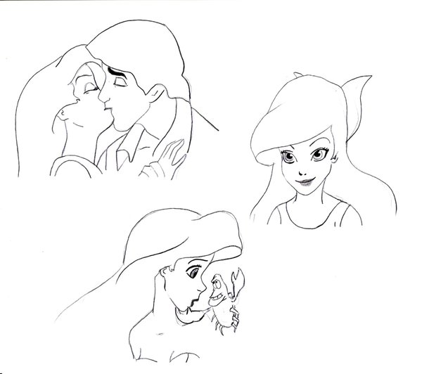 Ariel Face Drawing at GetDrawings | Free download