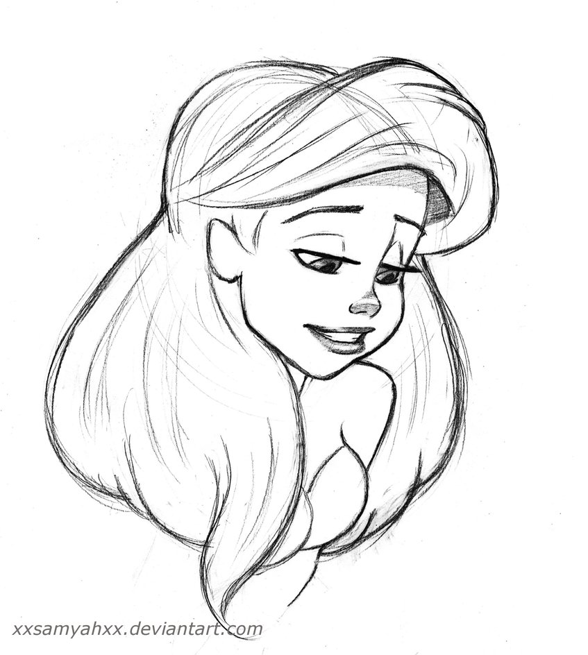 847x944 Ariel Sketch By Xxsamyahxx
