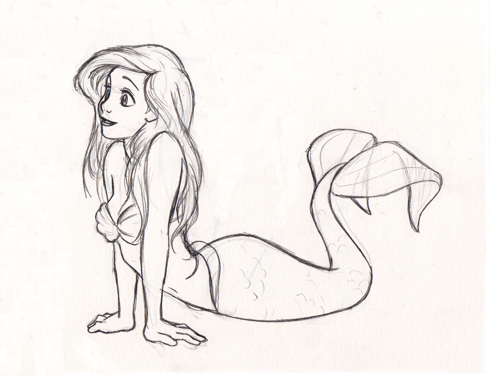 1005x770 The Little Mermaid Drawing Ideas Mermaid, Drawings