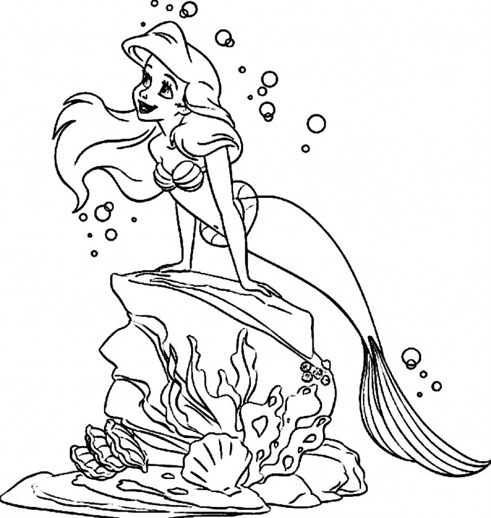971x1024 Mermaids Coloring Pages