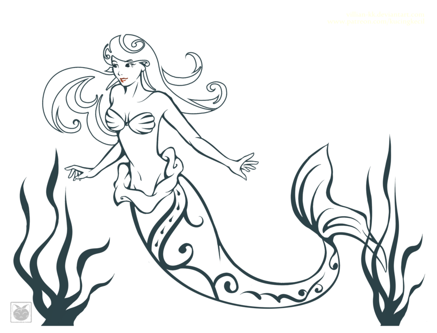 900x686 Ariel Mermaid