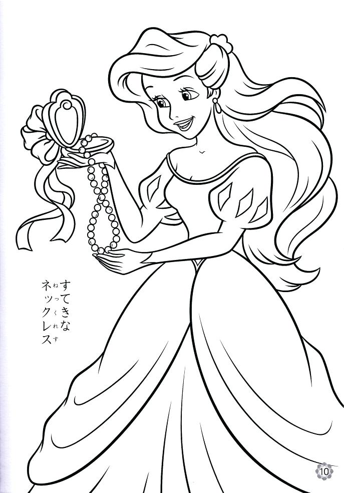 687x984 Coloring Pages Ariel Medium Size Of Coloring Coloring Page Draw